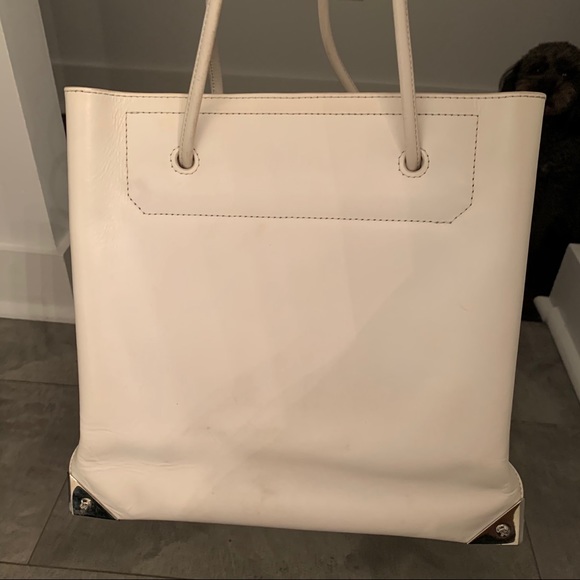 ALEXANDER WANG white leather Prisma bag - Picture 5 of 6
